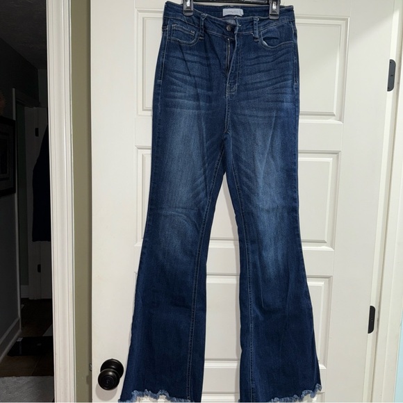 Jelly Beans Indigo Wide Leg Jeans - Picture 2 of 9